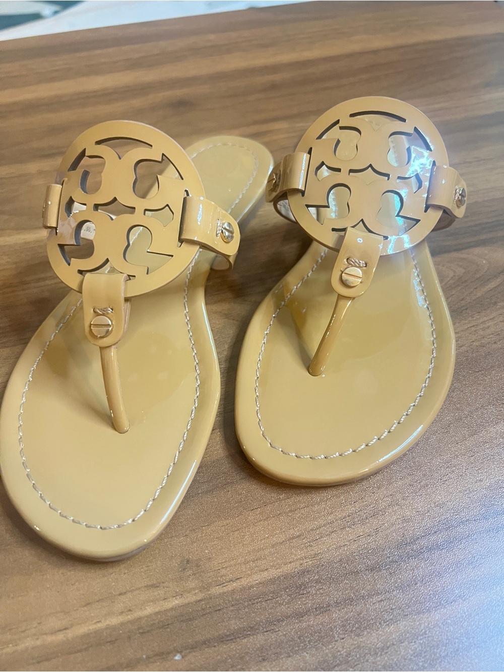 Tory Burch Miller Patent Calf Sandals (sz. 7)